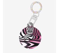 Kawaii Cat Op Art Médaille d'identification pour chien et chat personnalisée tendance, ronde, de nombreuses couleurs, matériau acrylique, pour petits et grands animaux de compagnie, blanc, moyen