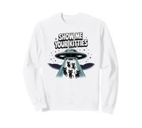Kawaii Cat Show ME Your Kitties Enlèvement UFO Mom Ramen Sweatshirt