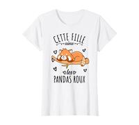Kawaii Cette Fille Aime les panda roux T-Shirt