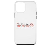 Kawaii Chat Mignon Valentine Hearts Tasse à thé Kitty Coque pour iPhone 12 Mini
