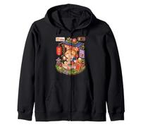 Kawaii Chat Orange Mangeant Ramen Gamer Japonais Anime Art Sweat à Capuche