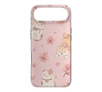 Kawaii Chat Sakura Fleurs de Cerisier Mignon Chaton Pastel Coque pour iPhone Air