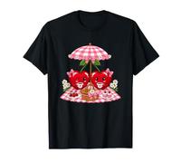 Kawaii Cherry Couple Thé de l'après-midi Pique-Nique T-Shirt