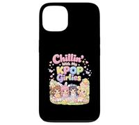 Kawaii Chibi Easter Chillin avec My Kpop Girlies Bunny Girls Coque pour iPhone 13
