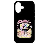 Kawaii Chibi Easter Chillin avec My Kpop Girlies Bunny Girls Coque pour iPhone 17