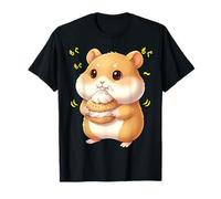 Kawaii Chibi Hamster Burrowing Rongeur Munching Happily T-Shirt