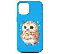 Kawaii Chibi Hibou de Nuit Oiseau Heureux Munching Coque pour iPhone 12/12 Pro