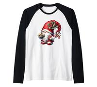 Kawaii Christmas Decor Christmas Cookies and Hot Cocoa GNOME Manche Raglan