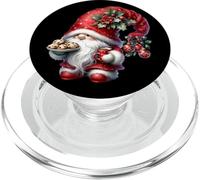 Kawaii Christmas Decor Christmas Cookies and Hot Cocoa GNOME PopSockets PopGrip pour MagSafe