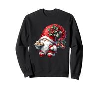 Kawaii Christmas Decor Christmas Cookies and Hot Cocoa GNOME Sweatshirt