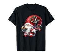 Kawaii Christmas Decor Christmas Cookies and Hot Cocoa GNOME T-Shirt
