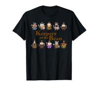 Kawaii Coffee Warriors Women Men Fantasy RPG Gift T-Shirt