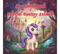 Kawaii Coloring Book of Fantasy Animals from A-Z: Educational, Fun and Engaging for Children aged 3-10.