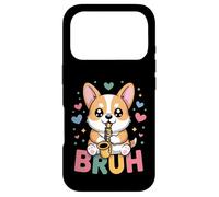 Kawaii Corgi Saxophone Bruh Mignon Drôle Chien Musique Meme Coque pour iPhone 17 Pro
