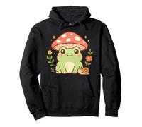 Kawaii Cottagecore Chapeau en Forme de Grenouille, Escargot, Champignon Sweat à Capuche