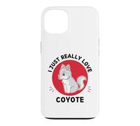 Kawaii Coyote J'aime Vraiment Les adorables Amateurs de Coyotes Coque pour iPhone 13