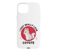 Kawaii Coyote J'aime Vraiment Les adorables Amateurs de Coyotes Coque pour iPhone 15 Plus