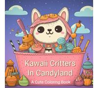 Kawaii Critters in Candyland: A Cute Coloring Book