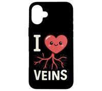 Kawaii Cœur Phlébotomiste Blague Sang Draw Veine Infirmière Mignon Coque pour iPhone 16 Plus