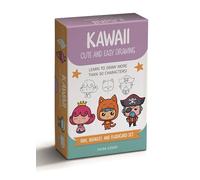 Kawaii Cute and Easy Drawing Deck: Learn to Draw More Than 50 Characters!