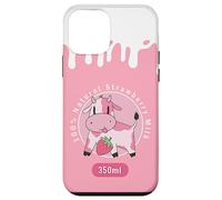 Kawaii Cute Pink Cow, Strawberry Milk Girl Coque pour iPhone 12 Mini