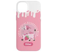 Kawaii Cute Pink Cow, Strawberry Milk Girl Coque pour iPhone 14 Plus