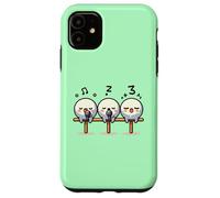 Kawaii Dango Trio Chantant Raviolis de Riz Karaoké Coque pour iPhone 11