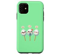 Kawaii Dango Trio Chantant Raviolis de Riz Karaoké Coque pour iPhone 11