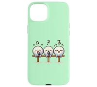 Kawaii Dango Trio Chantant Raviolis de Riz Karaoké Coque pour iPhone 15 Plus