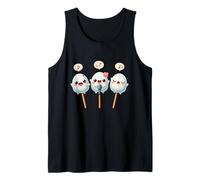Kawaii Dango Trio Chantant Raviolis de Riz Karaoké Débardeur