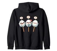 Kawaii Dango Trio Chantant Raviolis de Riz Karaoké Sweat à Capuche