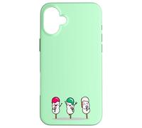 Kawaii Dango Trio Japonais Raviolis de Riz Karaoké Coque pour iPhone 16 Plus