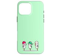 Kawaii Dango Trio Japonais Raviolis de Riz Karaoké Coque pour iPhone 16 Pro Max