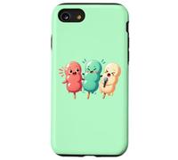 Kawaii Dango Trio Japonais Raviolis de Riz Karaoké Coque pour iPhone SE (2020) / 7/8