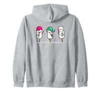 Kawaii Dango Trio Japonais Raviolis de Riz Karaoké Sweat à Capuche