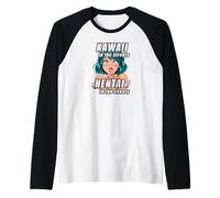 Kawaii dans Les Feuilles Hentai Japon Anime Otaku Waifu Manche Raglan