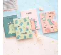 Kawaii Dessin Animé Petit Dinosaure 6 Manchon En Caoutchouc Portable Vocabulaire Mini Bloc-Notes Pour Étudiants Cadeau Papeterie Prix