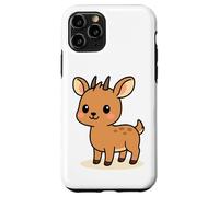 Kawaii Dik-Dik Cartoon Mignon Africain Antelope Design Coque pour iPhone 11 Pro