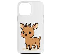 Kawaii Dik-Dik Cartoon Mignon Africain Antelope Design Coque pour iPhone 13 Pro Max