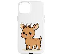 Kawaii Dik-Dik Cartoon Mignon Africain Antelope Design Coque pour iPhone 15 Plus
