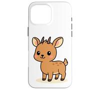 Kawaii Dik-Dik Cartoon Mignon Africain Antelope Design Coque pour iPhone 16 Pro Max