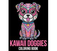 Kawaii Doggies Coloring Book