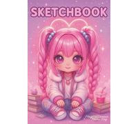 Kawaii Drip Sketchbook: Magical Dreamer: Aesthetic Anime-Inspired Sketchbook for Girls & Teens | 110 Blank Pages for Drawing, Doodles & Creativity