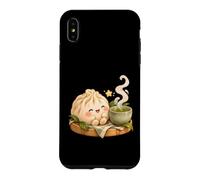Kawaii Dumpling Heure du Thé Bao Thé Vert Coque pour iPhone XS Max