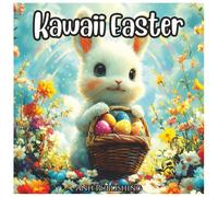 Kawaii Easter Fun Springtime anime Coloring book For Kids: A Cute Coloring Adventure with Bunnies, Chicks, and Pastel Easter Eggs - Perfect for Ages 4-8