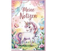 Kawaii Einhorn Notizbuch kariert - Süßes Geschenk für Mädchen ab 9 Jahren - Mit zauberhaften Einhorn-Motiven auf jeder Seite - Für Schule, Alltag, ... zu Geburtstag, Schulanfang oder Weihnachten