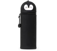 Kawaii Étui École 2 En 1 En Silicone Souple,Porte-Stylos De Table,Fermeture À Glissière,Crayons Crayons Stylos,H 18.5 Cm.[B21]