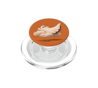 Kawaii fantôme Noir sur Un Nuage pour Les Amateurs d'halloween PopSockets PopGrip pour MagSafe