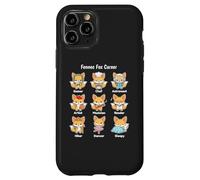 Kawaii Fennec Fox Tableau de carrière avec rôles d'artistes de Joueur Coque pour iPhone 11 Pro