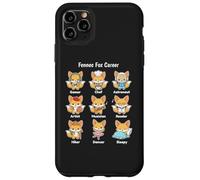 Kawaii Fennec Fox Tableau de carrière avec rôles d'artistes de Joueur Coque pour iPhone 11 Pro Max